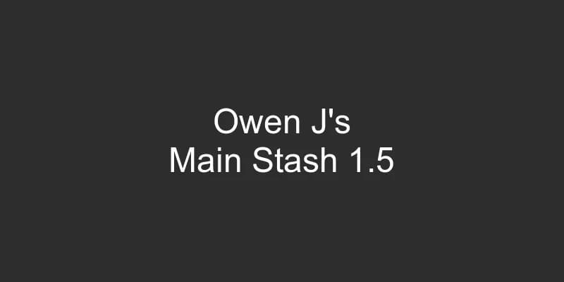Owen J's Main Stash 1.5 Free Sample Pack
