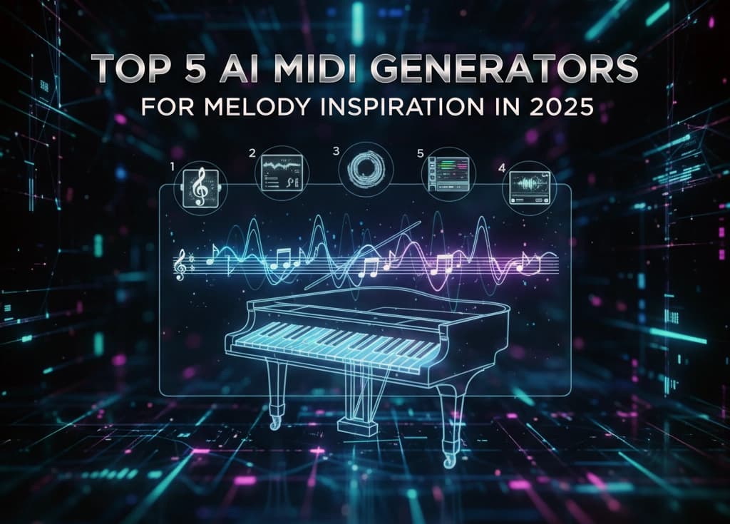 Top 5 AI MIDI Generators for Melody Inspiration in 2025