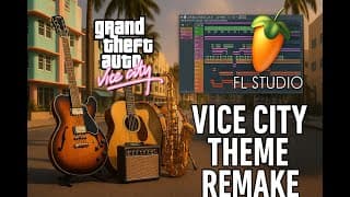 I Remade the GTA Vice City Theme in FL Studio! (FLP Download)