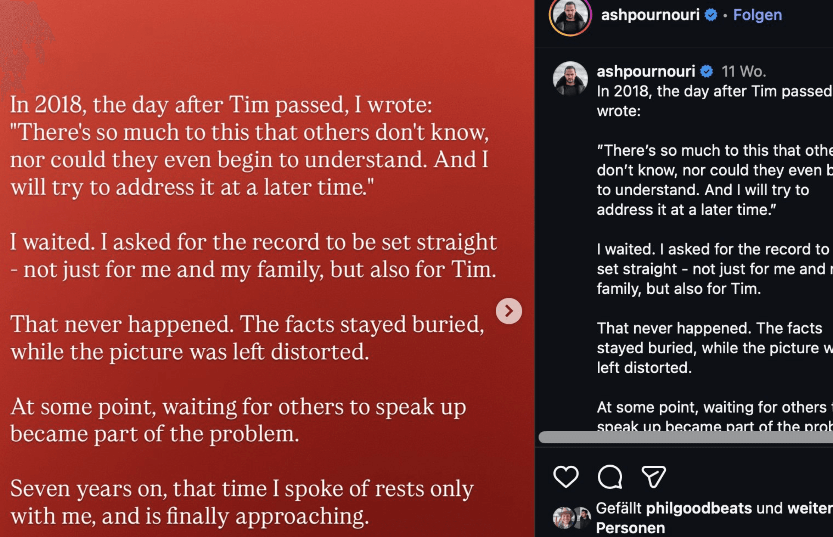 Ash Pournouri Breaks His Silence 7 Years Later: Respect or Relevance?